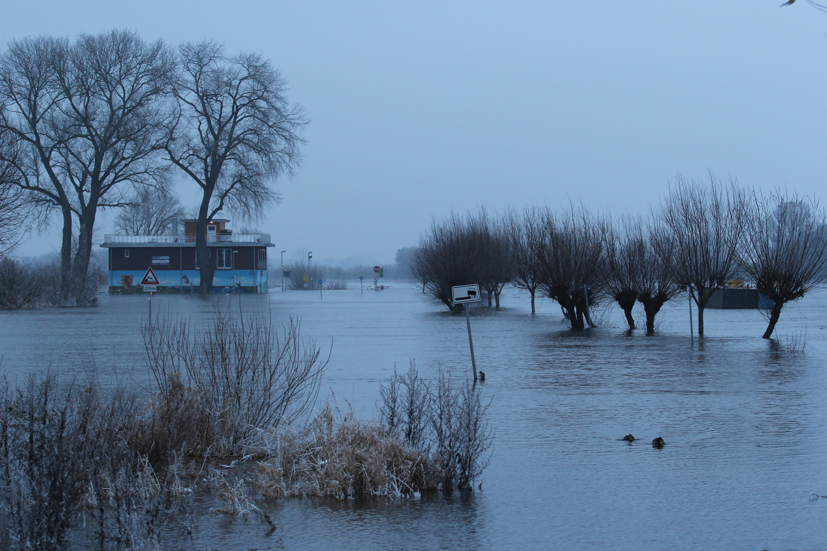 Hochwasser 2013, Bleckeder Fährhaus