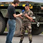 Hochwasser 2013 - die deutsch französische Brigade vor Ort