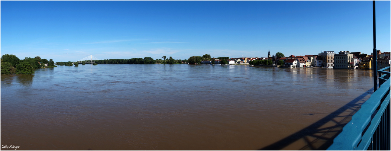 Hochwasser 2013 Schönebeck an der Elbe