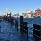 Hochwasser am Alten Strom in Warnemünde (1)