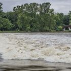 Hochwasser am Cracauer Wasserfall