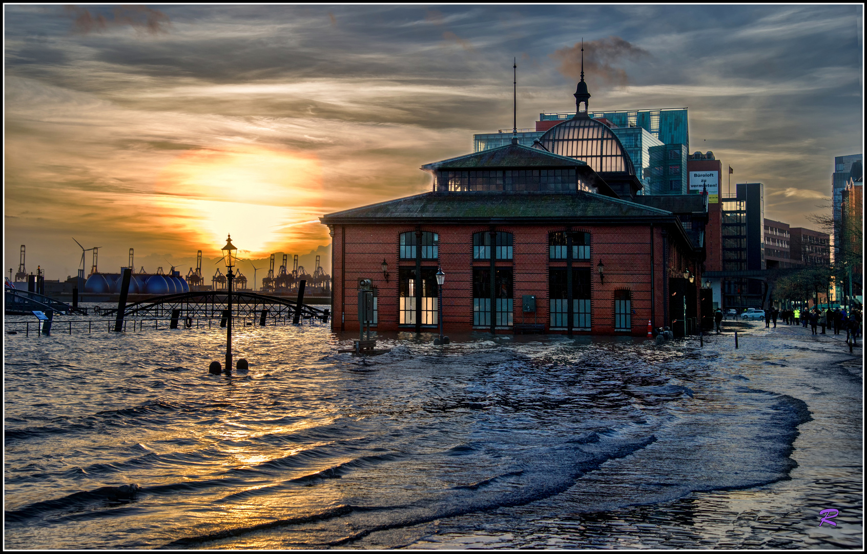 Hochwasser am Fischmarkt