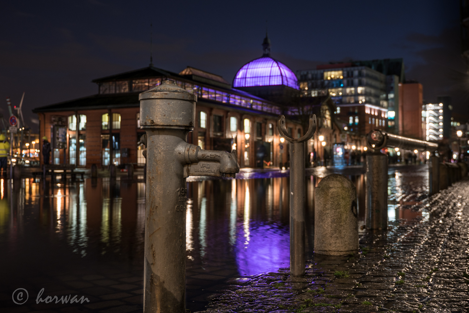 Hochwasser am Fischmarkt