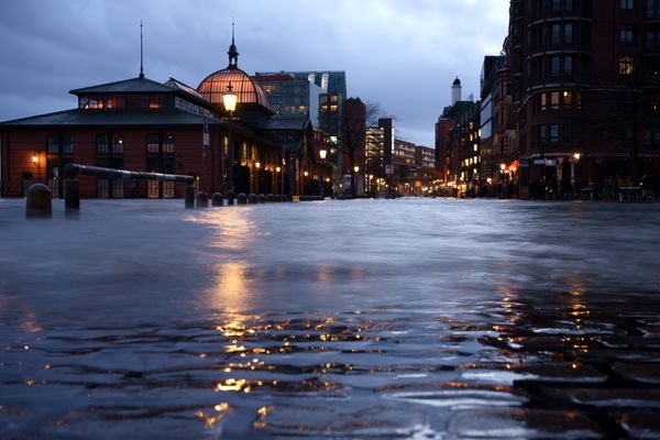 Hochwasser am Fischmarkt