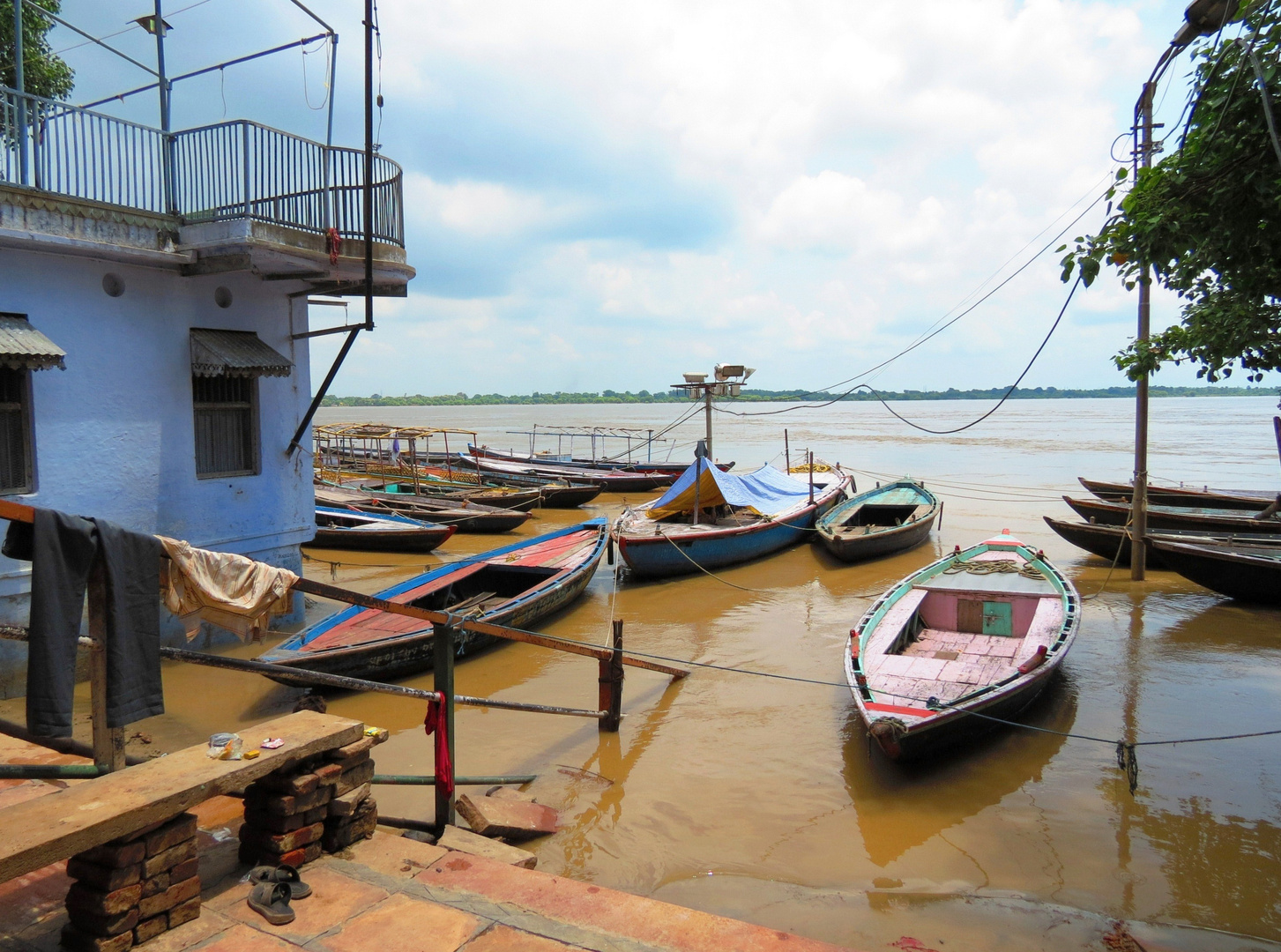 Hochwasser am Ganges