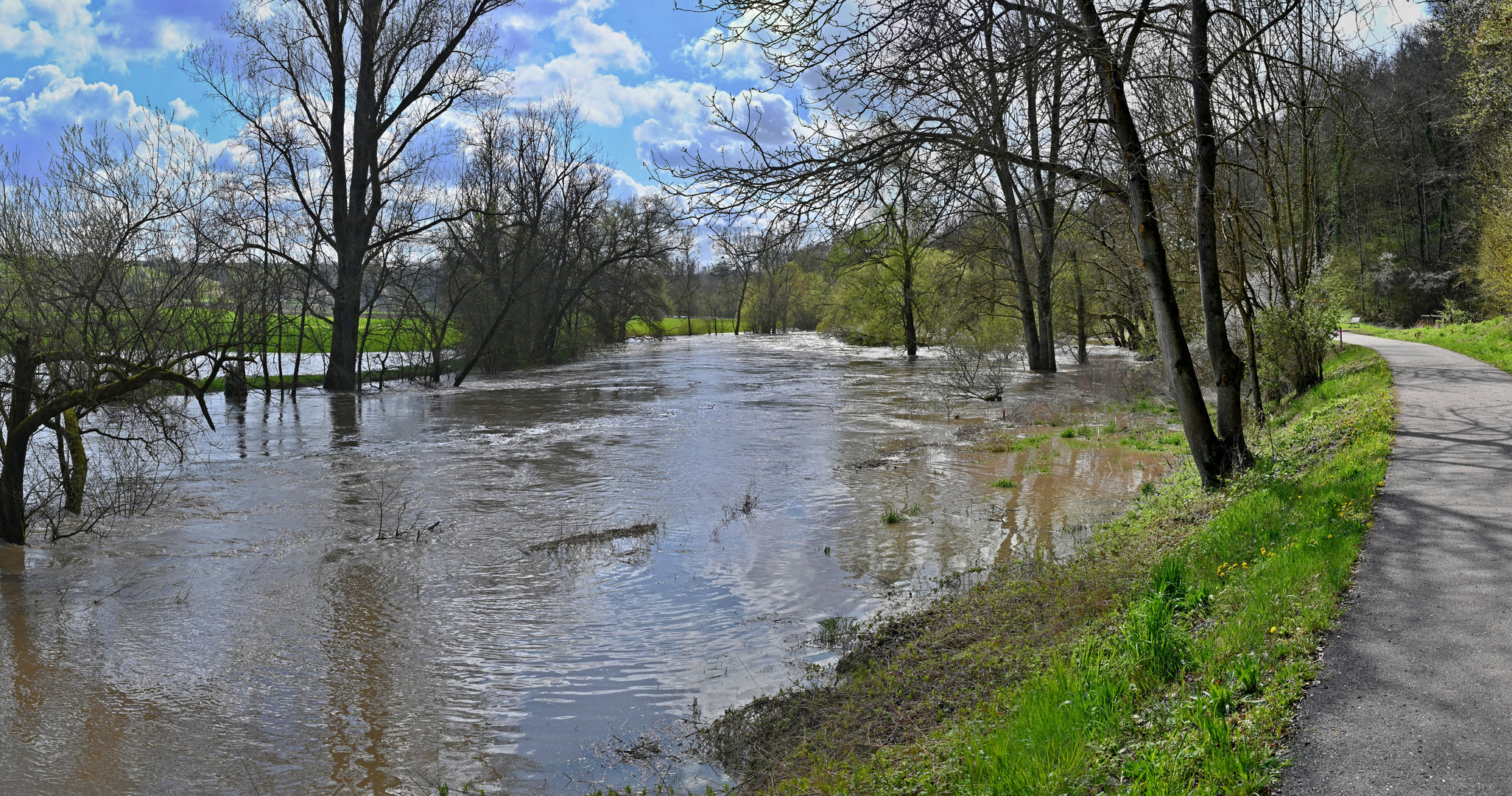 Hochwasser am Kocher