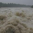 Hochwasser am Lech  mit 1.540 m³ pro Sekunde bzw  133056000 m³ pro Tag