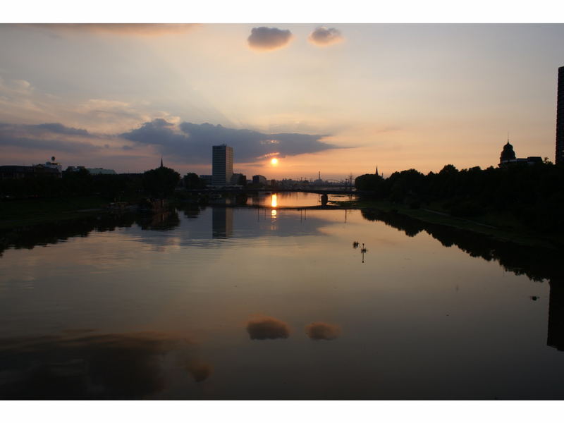 Hochwasser am Neckar