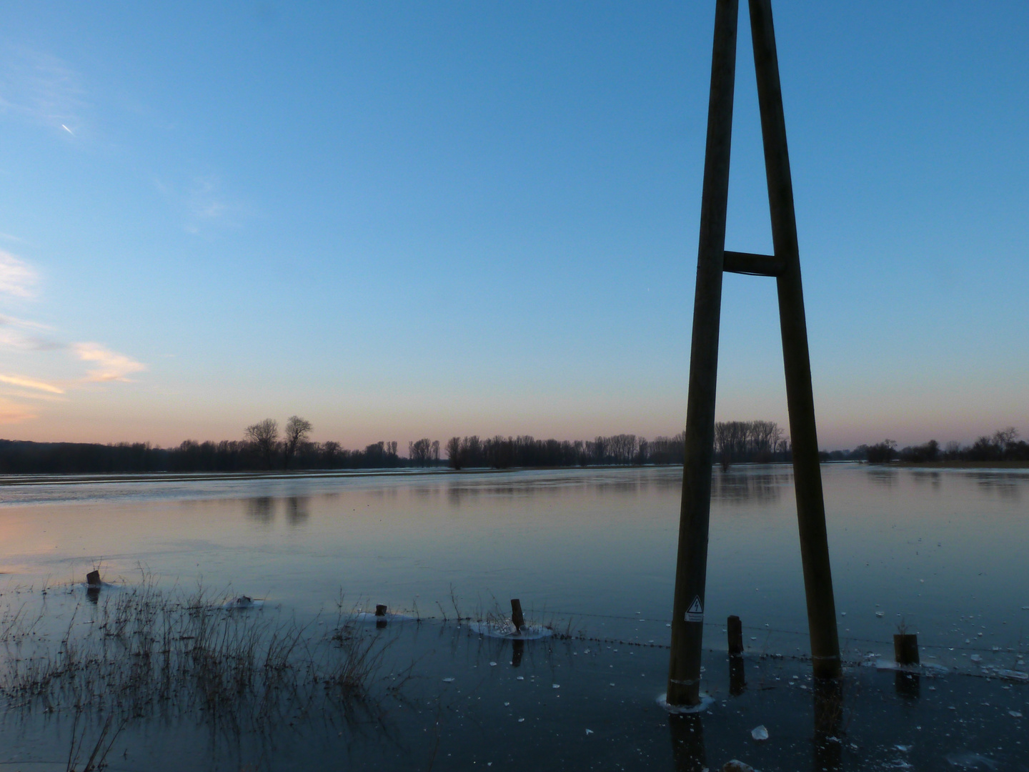 Hochwasser am Niederrhein