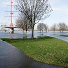 Hochwasser am Rhein