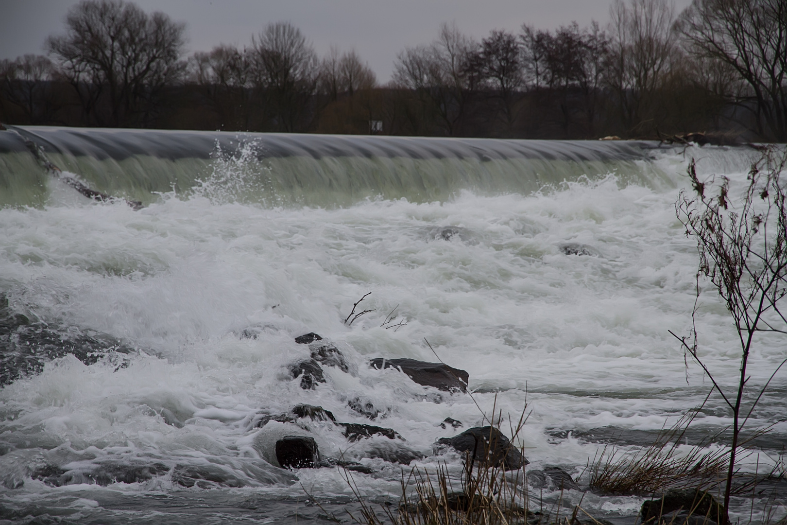 Hochwasser am Siegwehr