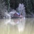 Hochwasser am Stausee