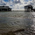 Hochwasser am Strand