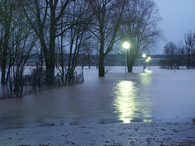 Hochwasser am Vilstalsee