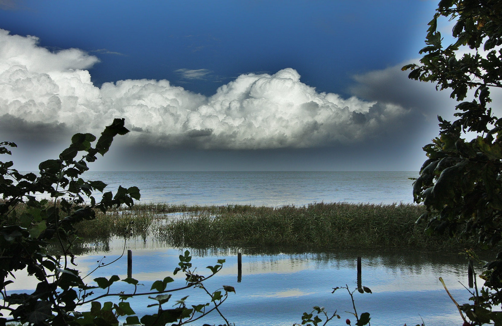 Hochwasser am Watt, Keitum Sylt