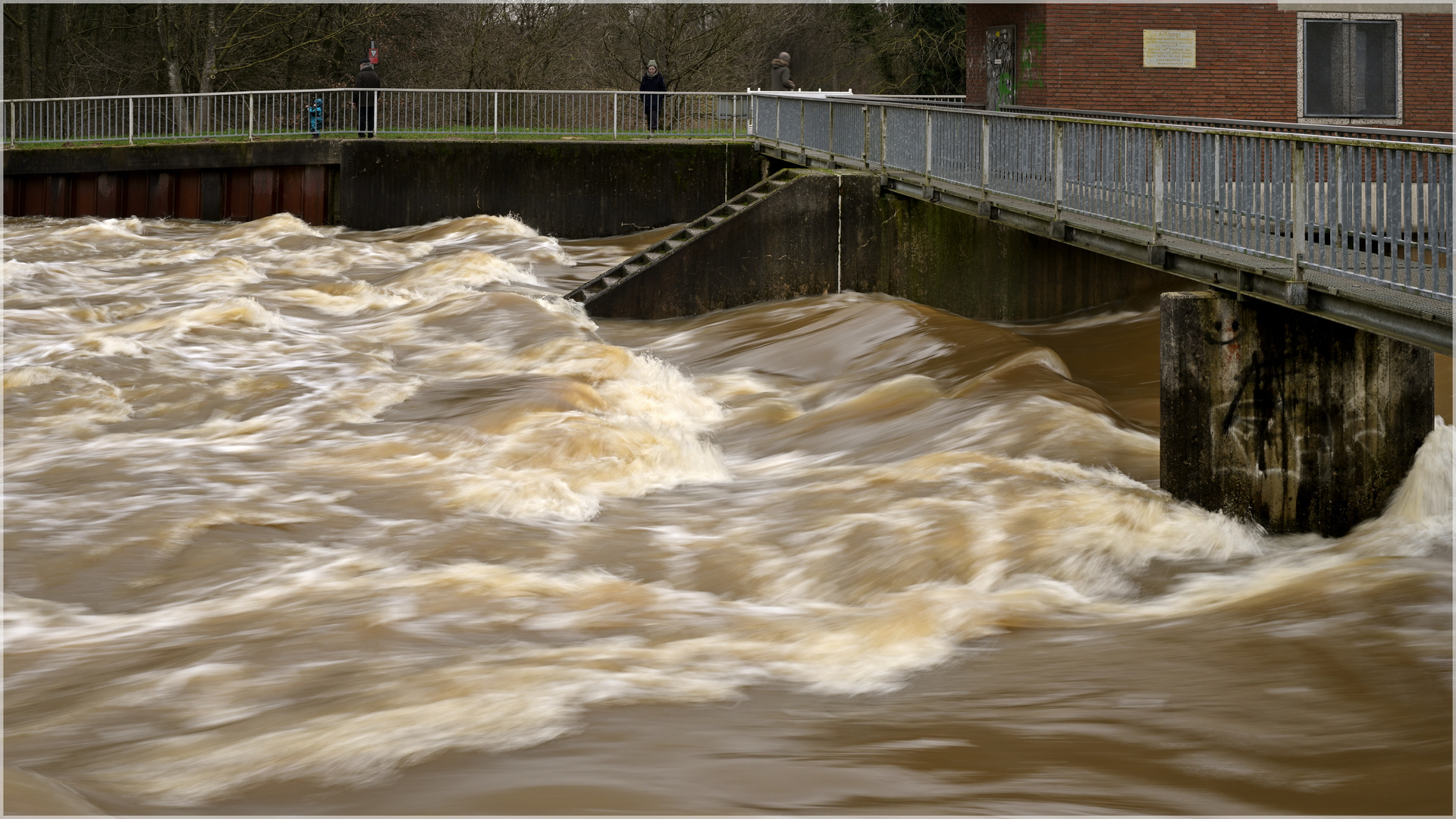 Hochwasser am Wehr