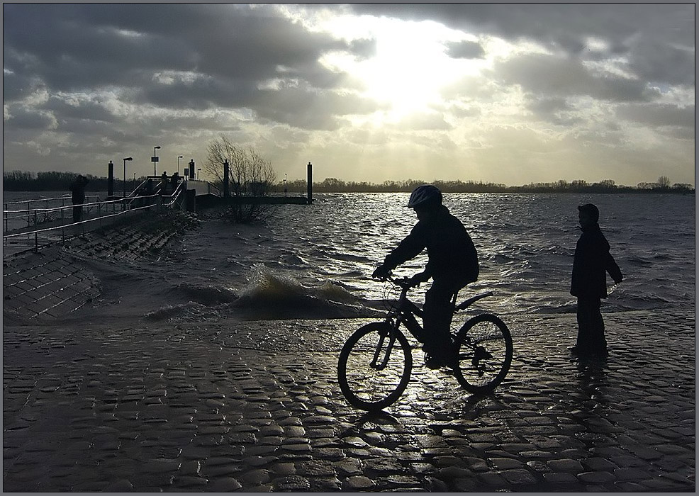 hochwasser an der elbe