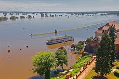 Hochwasser an der Elbe