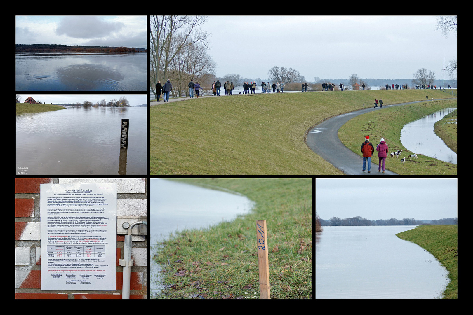 Hochwasser an der Elbe