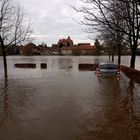 Hochwasser an der Fulda