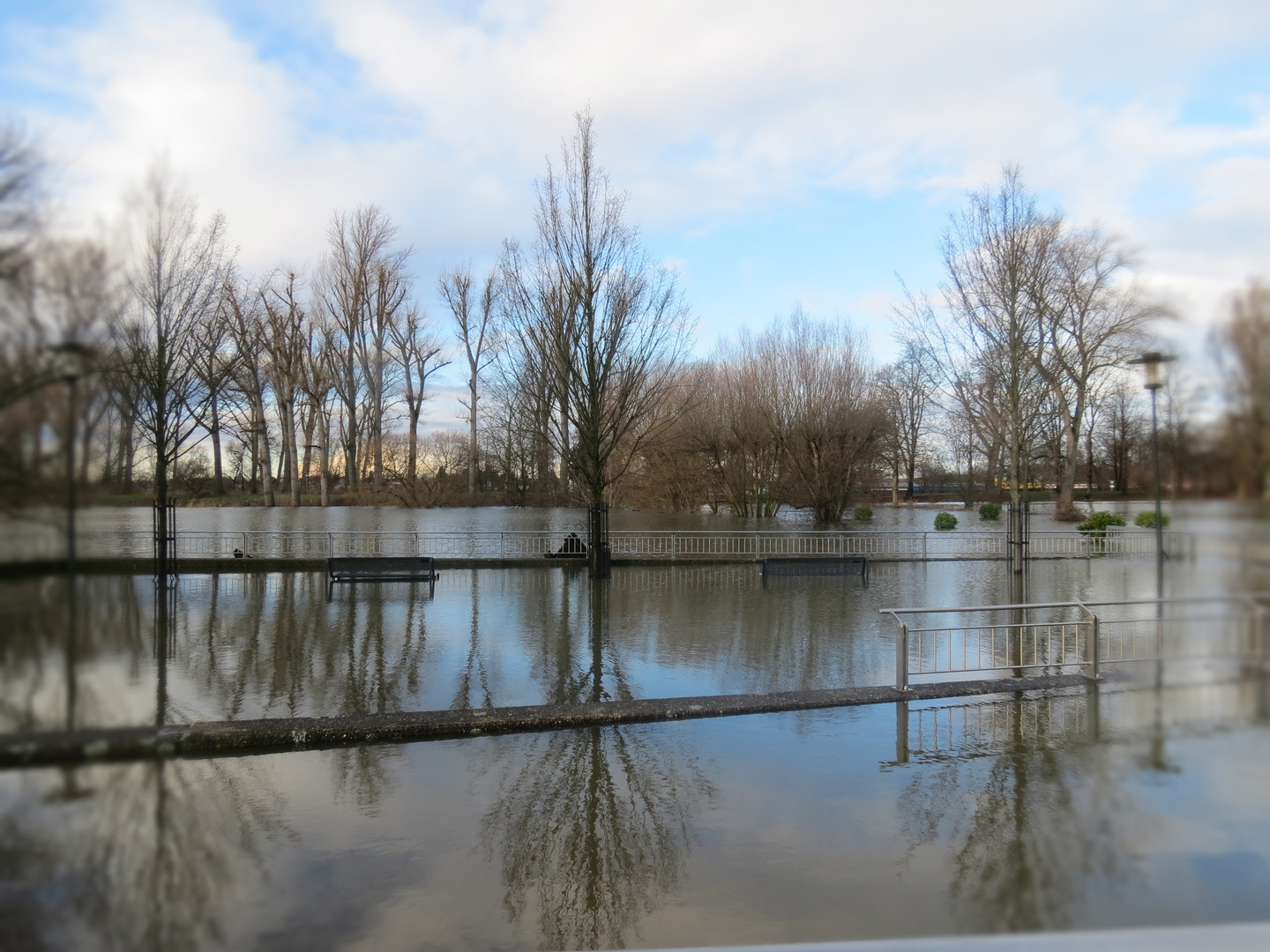 Hochwasser an der Groov