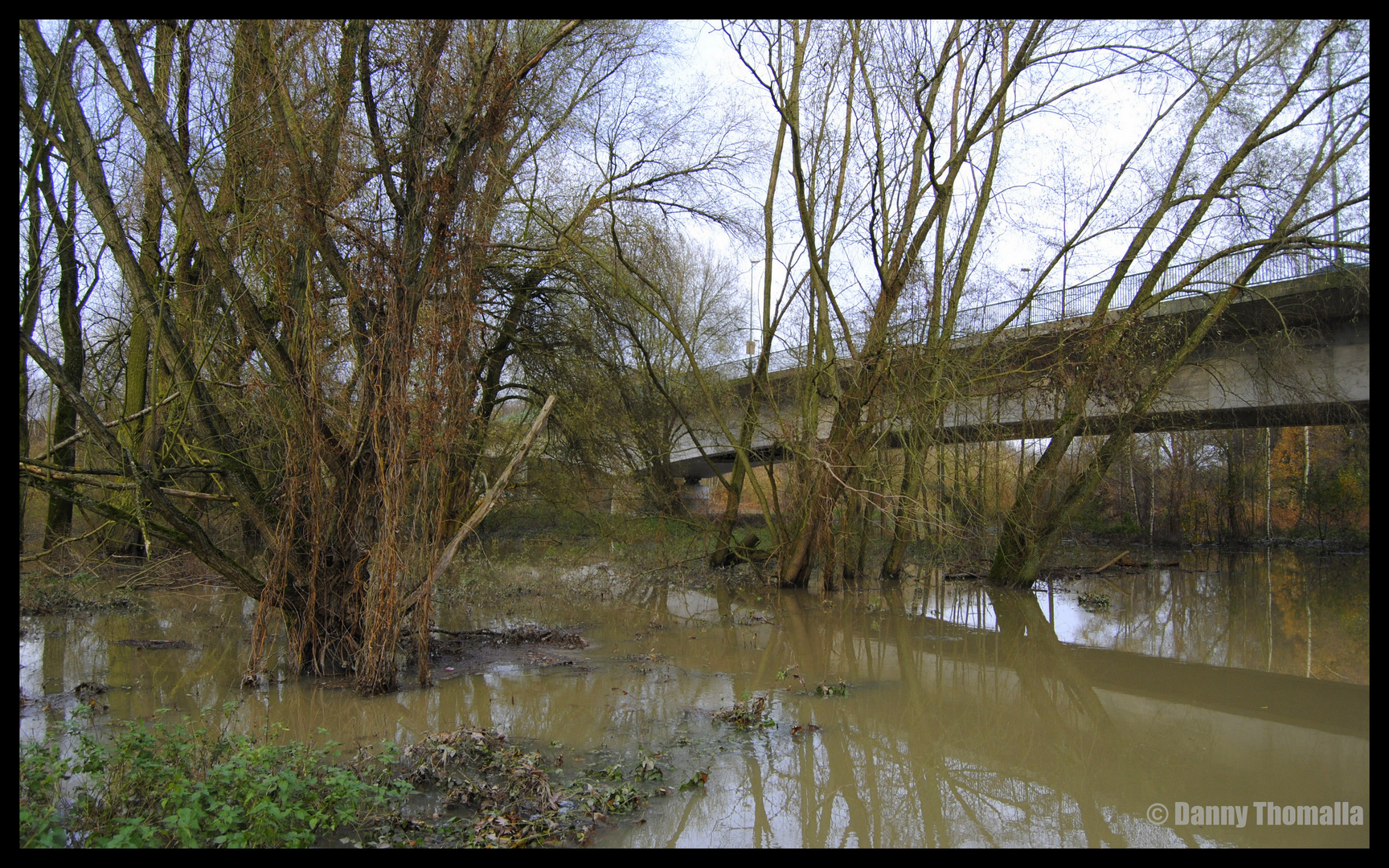 Hochwasser an der Lippe