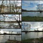 Hochwasser an der Lippe in Eversum