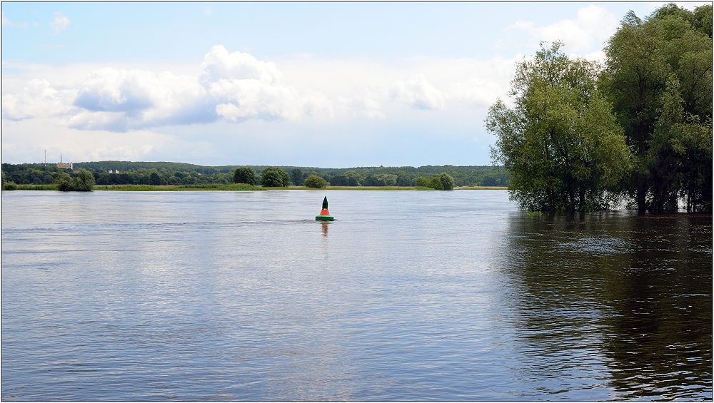 ... Hochwasser an der Oder ...