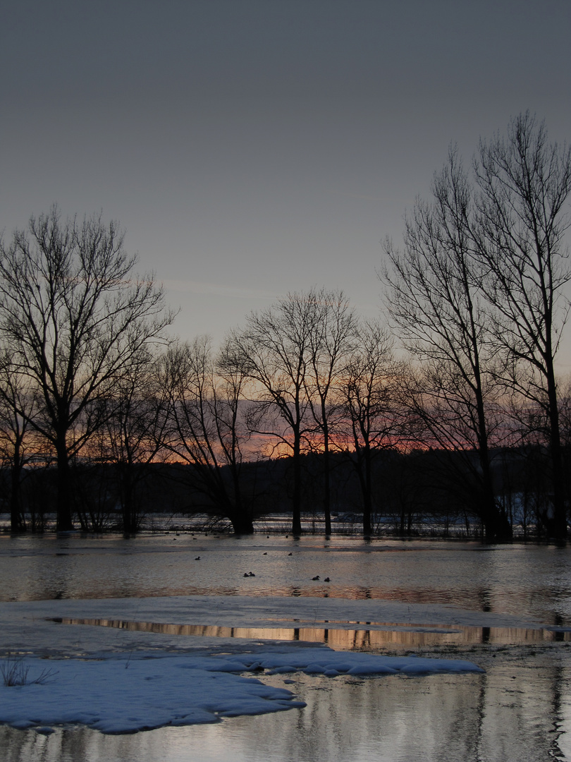 Hochwasser an der Rodach bei Gauerstadt