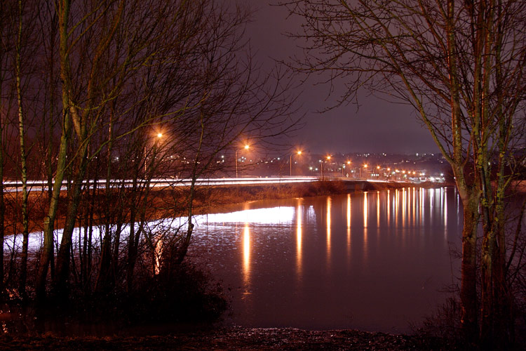 Hochwasser an der Westspange