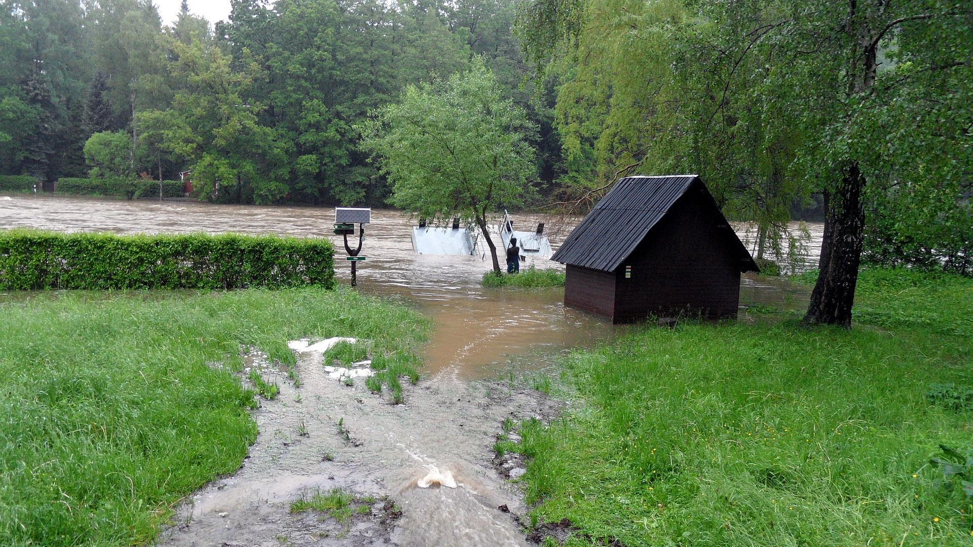 Hochwasser an der Zschopau