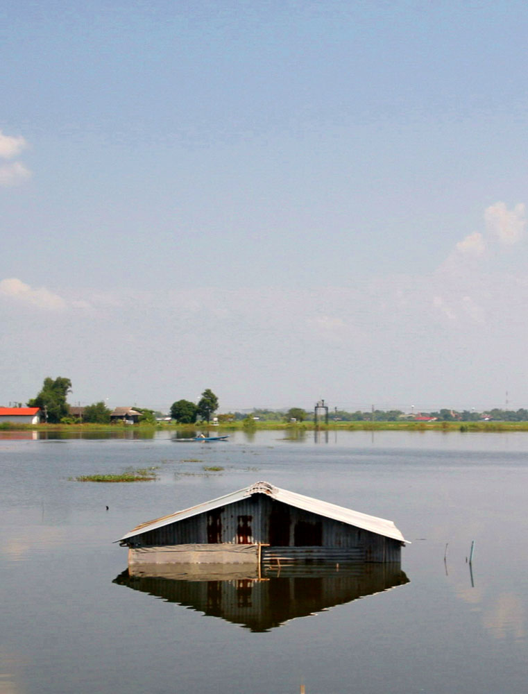 Hochwasser auf dem Weg in den Norden