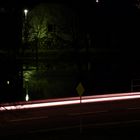 Hochwasser bei Nacht