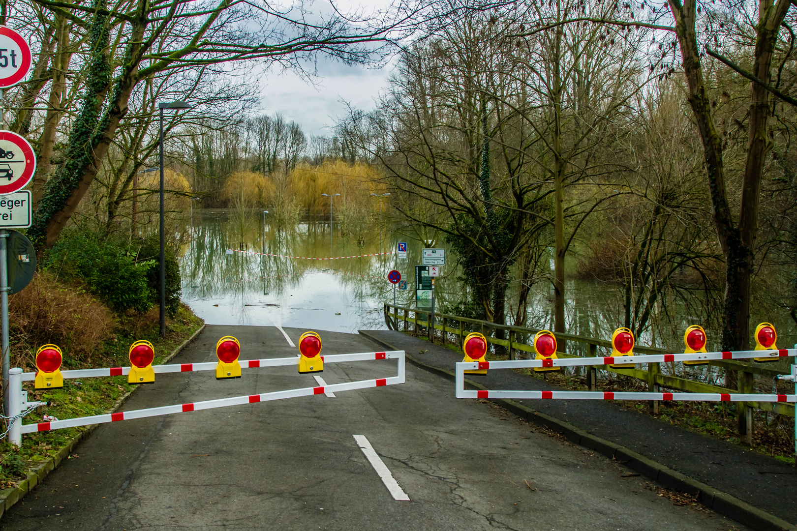 Hochwasser bei Troisdorf-Bergheim