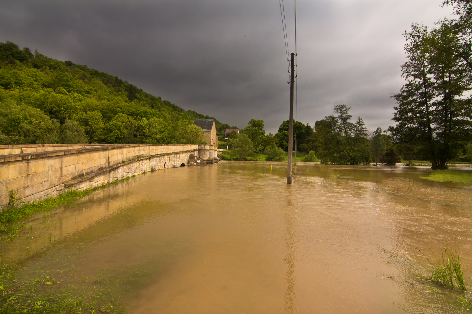 Hochwasser Creuzburg/Liboriuskapelle