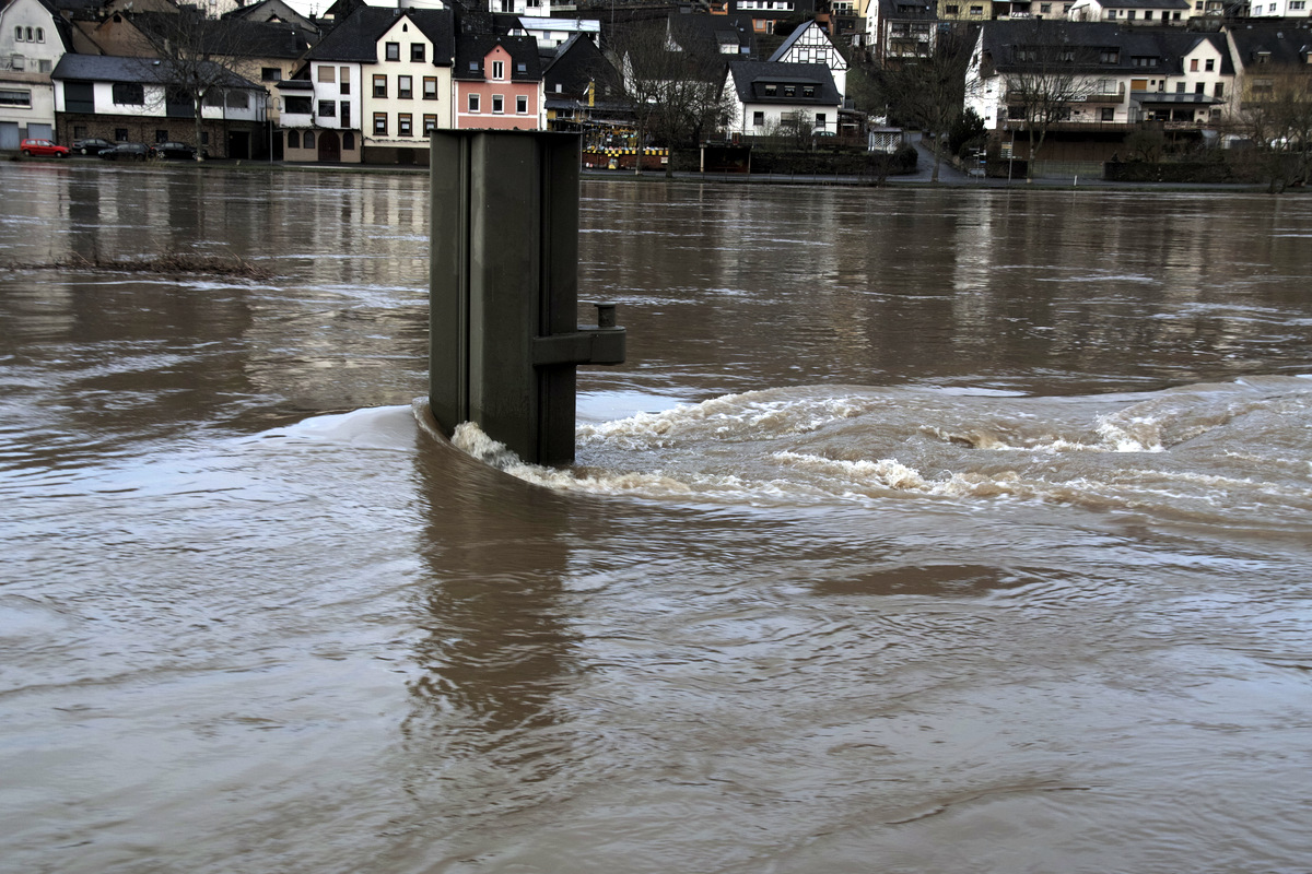 Hochwasser der Mosel 30.Dez.2012