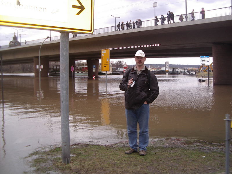 Hochwasser Dresden und Ostermesse Dresden