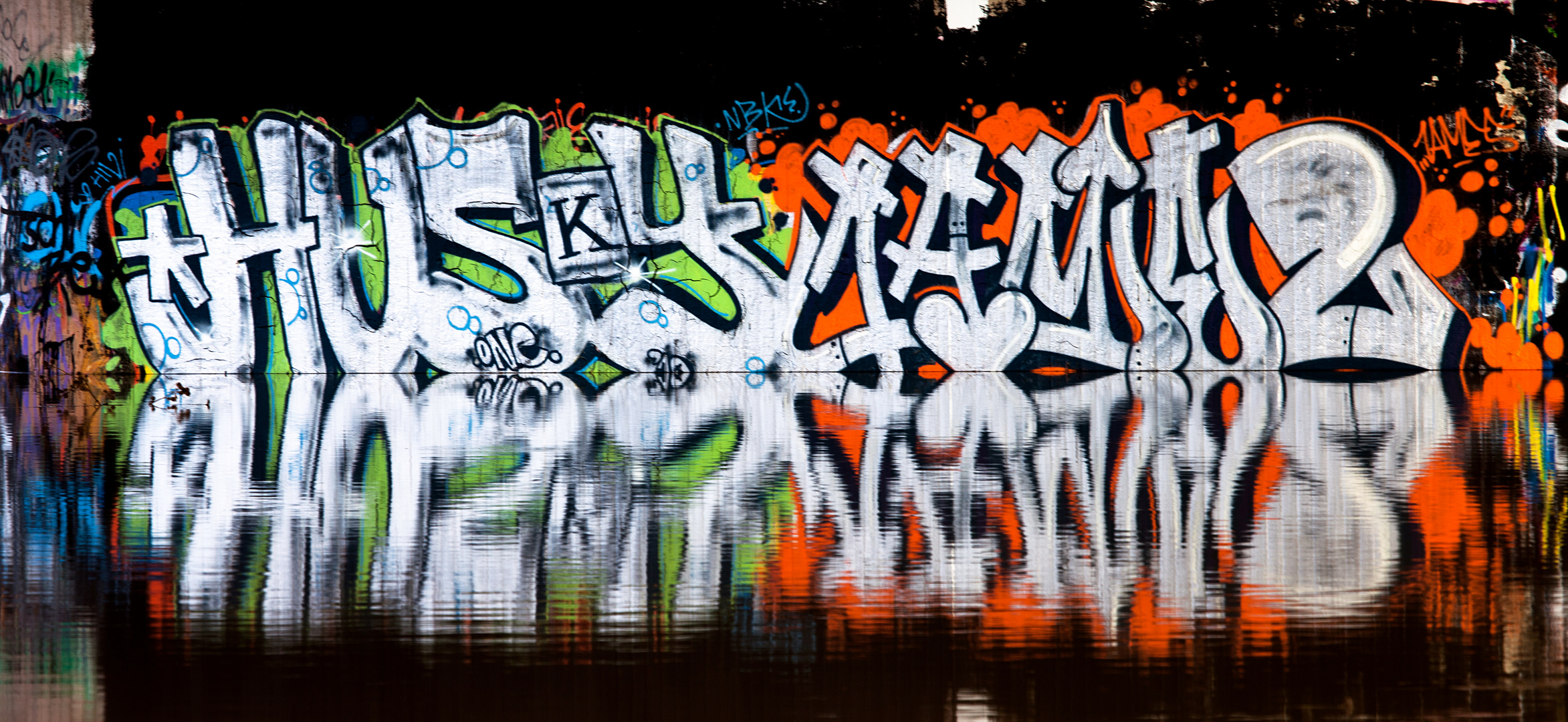 Hochwasser-Graffiti 2
