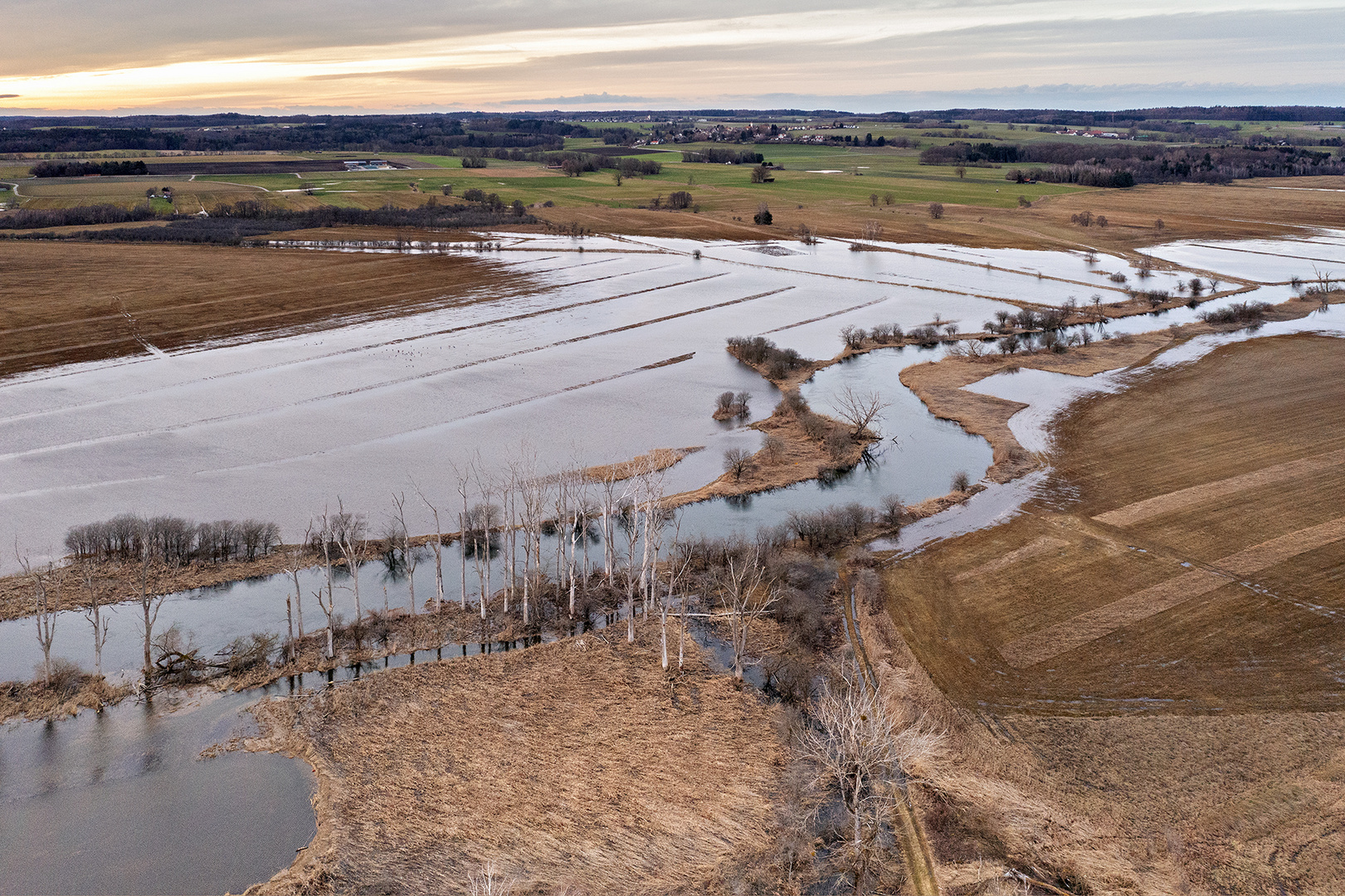 Hochwasser im Ampermoos