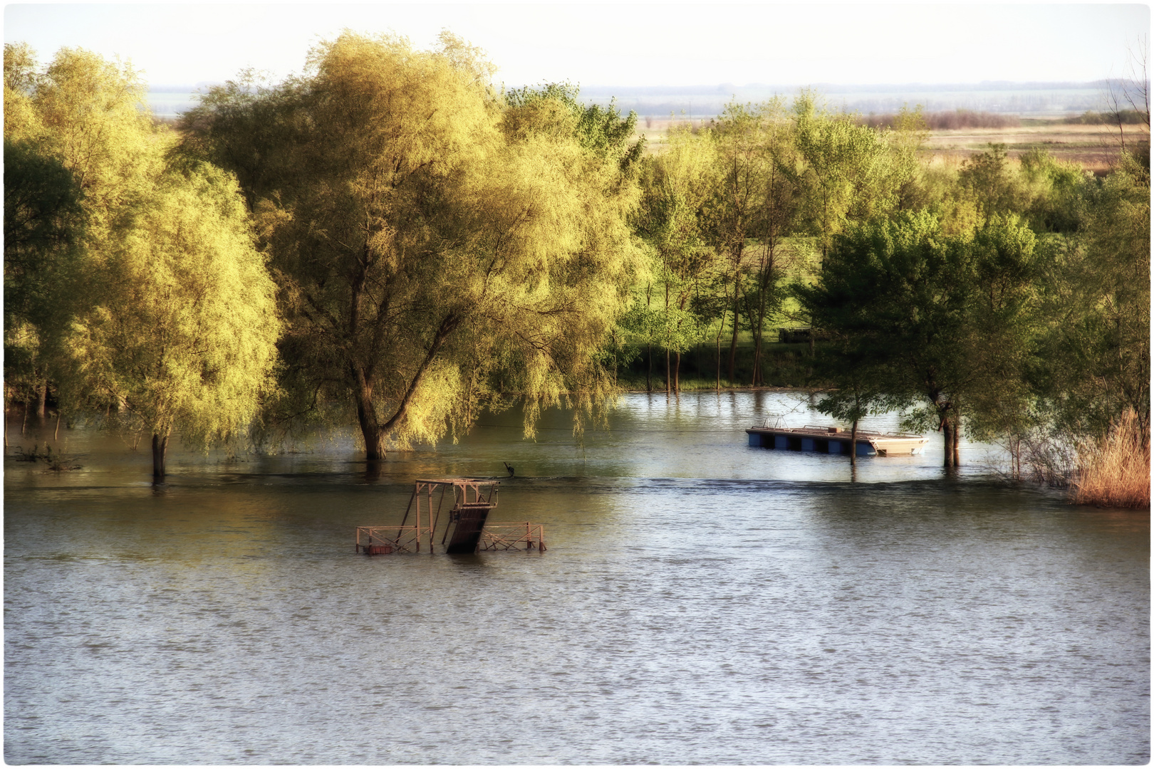 Hochwasser im Freibad