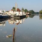 Hochwasser im Hafen