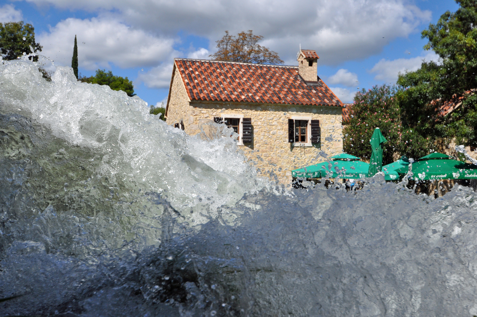 Hochwasser im Krka Nationalpark