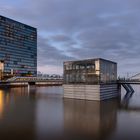 Hochwasser im Medienhafen