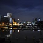 Hochwasser im Medienhafen