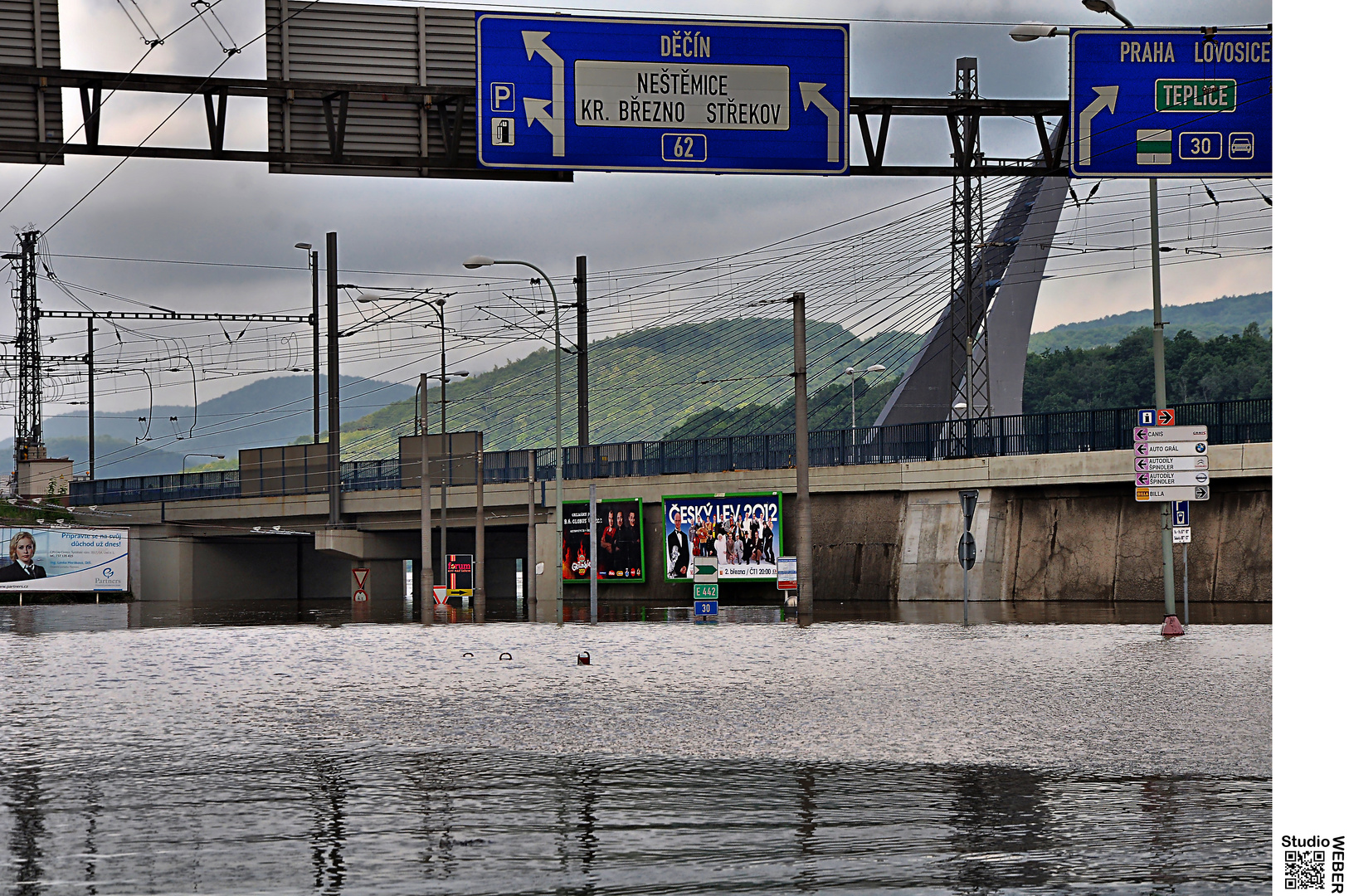 Hochwasser im Ustí..