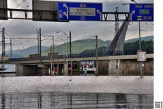 Hochwasser im Ustí..