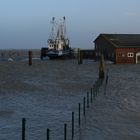 Hochwasser in Accumersiel