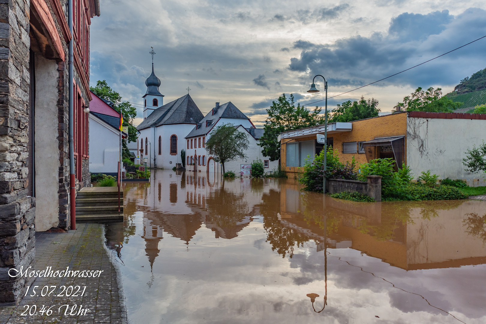 Hochwasser in Brauneberg