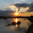 Hochwasser in den Ruhr Auen