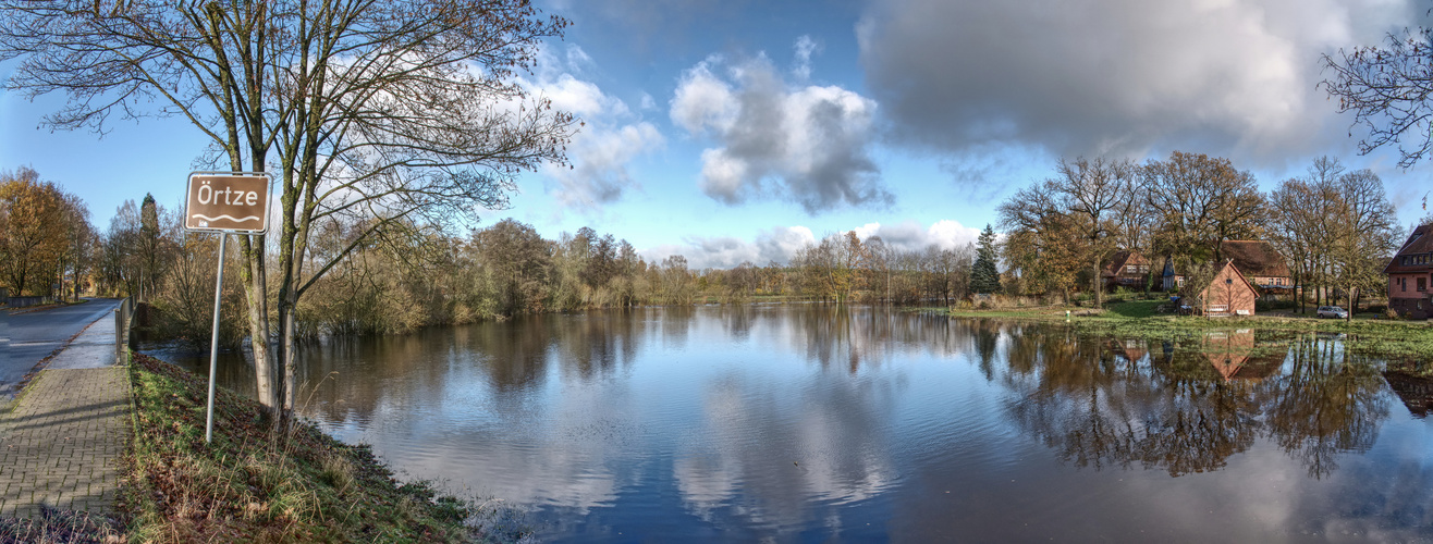 Hochwasser in der Heide